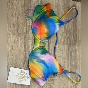 BECCA Multicolor Bikini Top